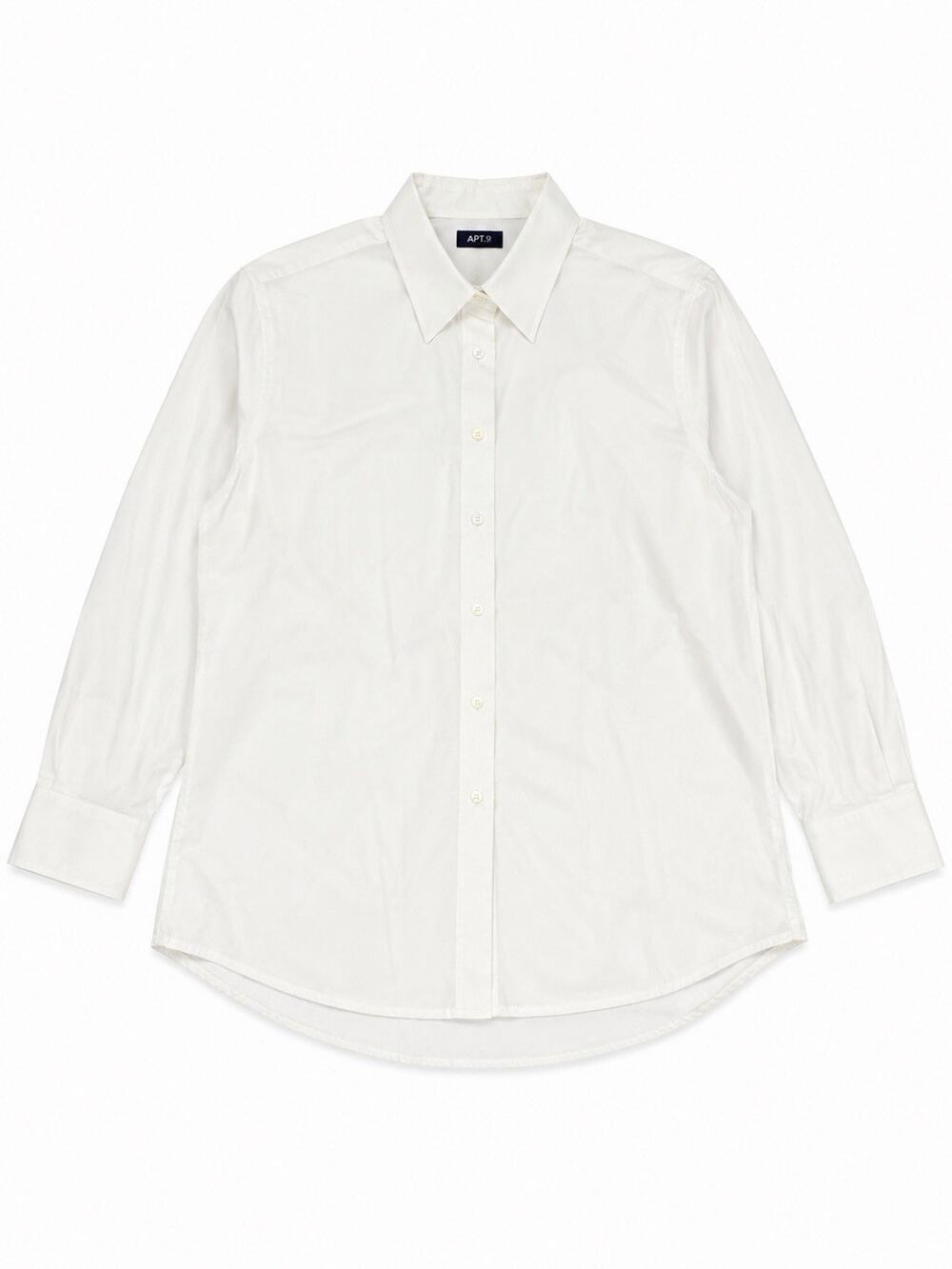 RBM Broadcloth Men’s Large White Long Sleeve Button Up Dress Shirt Classic